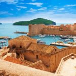 Port of Dubrovnik from the old city walls